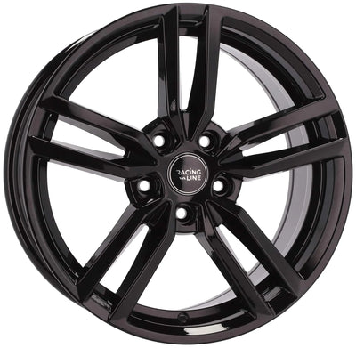 Alu kola Racing Line Y0136 7.5x17 5x108 ET40 73.1 Black | Wheelsup.cz