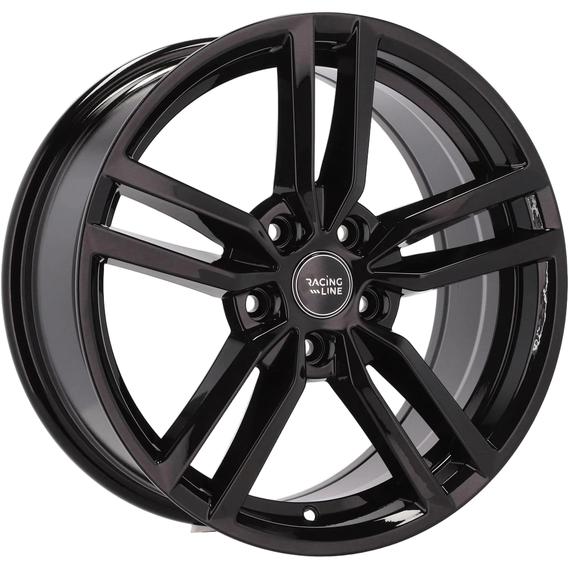 Alu kola Racing Line Y0136 7.5x17 5x108 ET40 73.1 Black | Wheelsup.cz