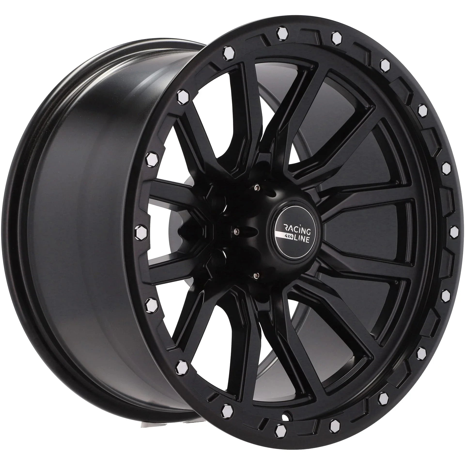 Alu kola pro Offroad Y0156 10x18 6x139.7 ET-18 110.1 Black Half Matt | Wheelsup.cz