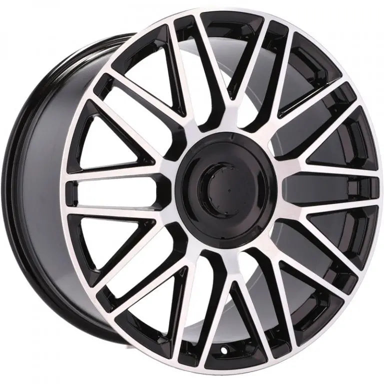 Alu kola pro Mercedes Y0207 8.5x19 5x112 ET40 66.6 Black Polished | Wheelsup.cz
