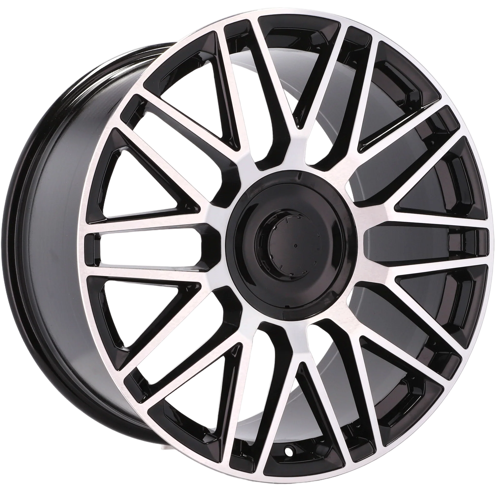 Alu kola pro Mercedes Y0207 8.5x19 5x112 ET40 66.6 Black Polished | Wheelsup.cz