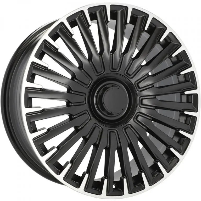 Alu kola pro Mercedes Y0425 8.5x20 5x112 ET32 66.6 Black Polished Half Matt | Wheelsup.cz