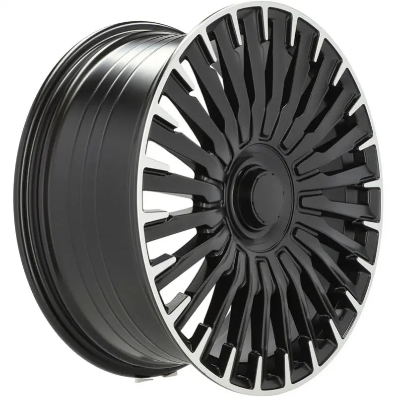 Alu kola pro Mercedes Y0425 8.5x20 5x112 ET32 66.6 Black Polished Half Matt | Wheelsup.cz