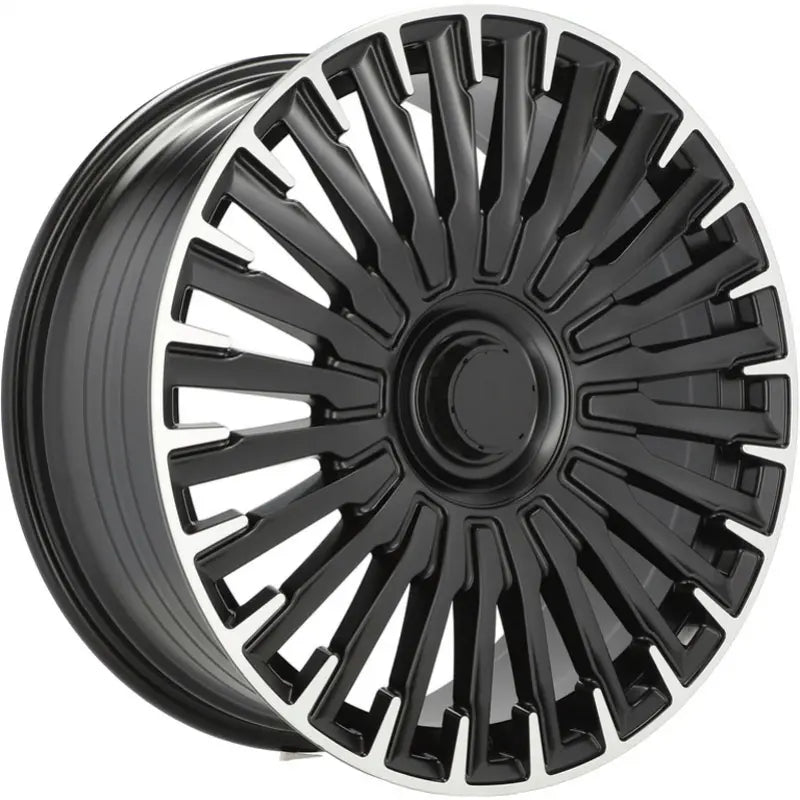 Alu kola pro Mercedes Y0425 8.5x20 5x112 ET32 66.6 Black Polished Half Matt | Wheelsup.cz