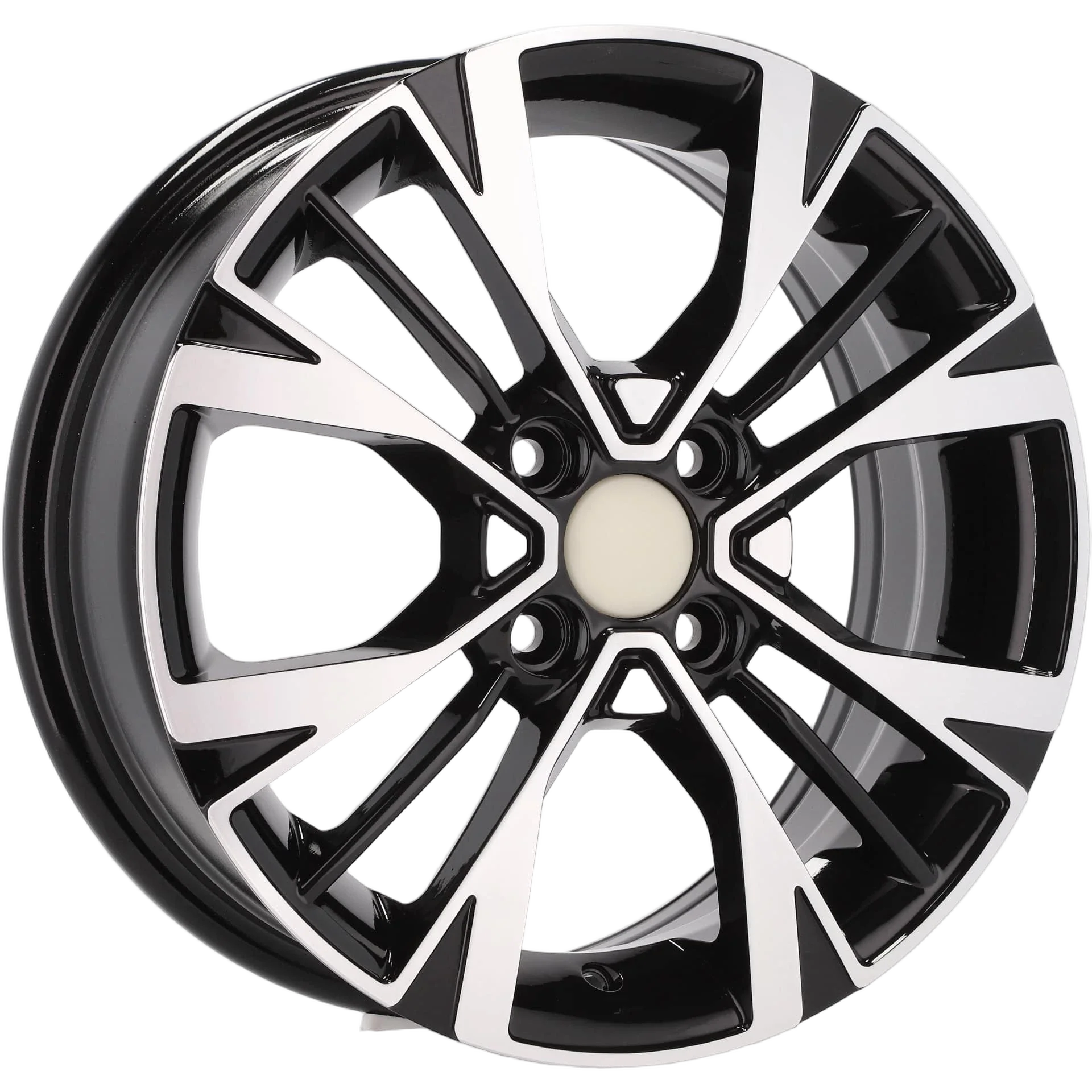 Alu kola pro Kia Y1127 6x15 4x100 ET51 54.1 Black Polished | Wheelsup.cz