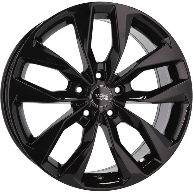 Alu kola Racing Line Y1144 6.5x16 5x112 ET45 66.6 Black Half Matt