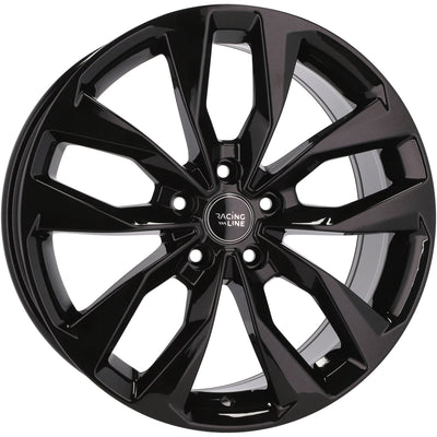 Alu kola Racing Line Y1144 7x17 5x112 ET50 66.6 Black | Wheelsup.cz