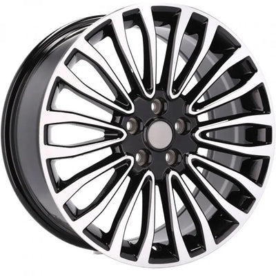 Alu kola pro Ford Y1158 7x17 5x108 ET50 63.4 Black Polished | Wheelsup.cz
