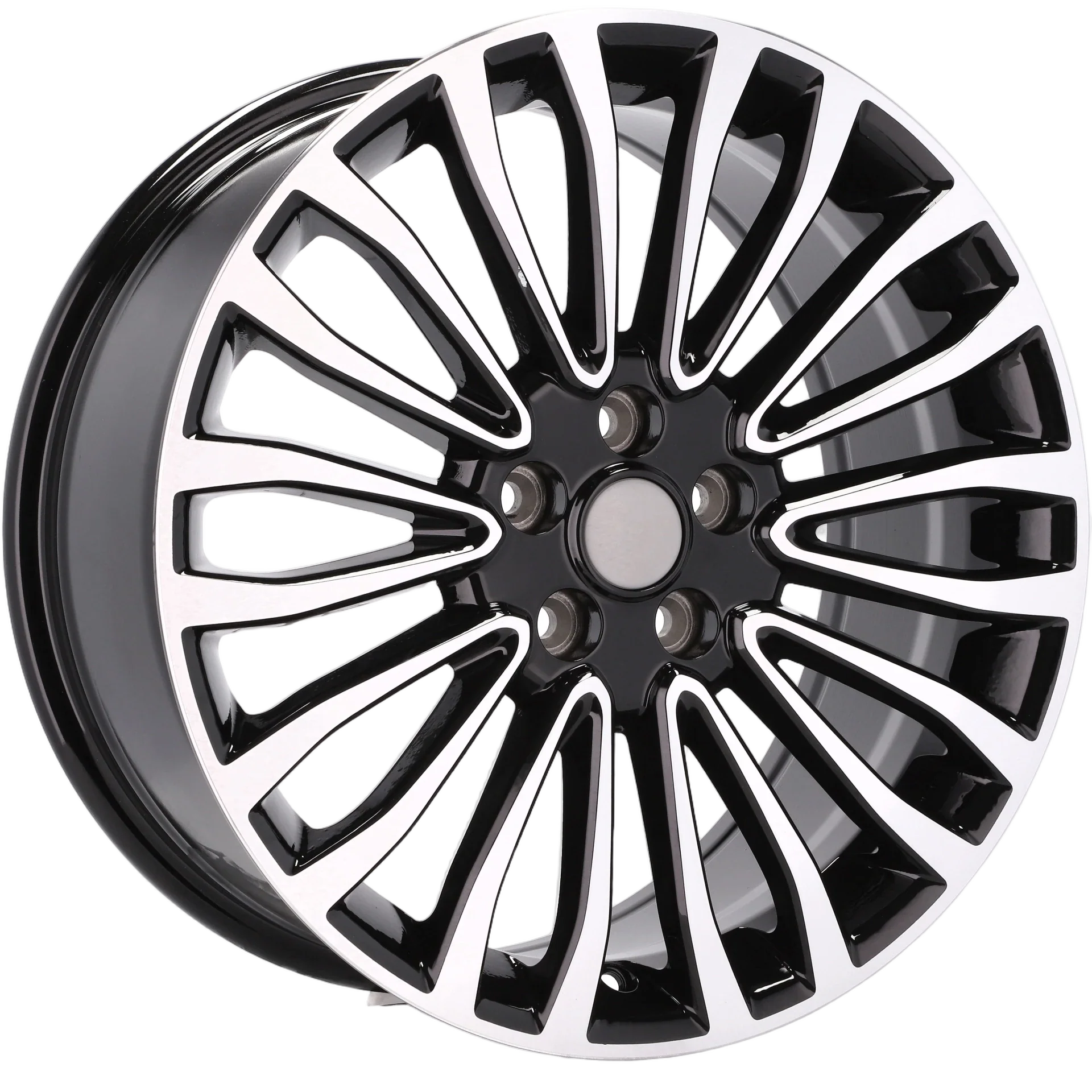 Alu kola pro Ford Y1158 7x17 5x108 ET50 63.4 Black Polished | Wheelsup.cz