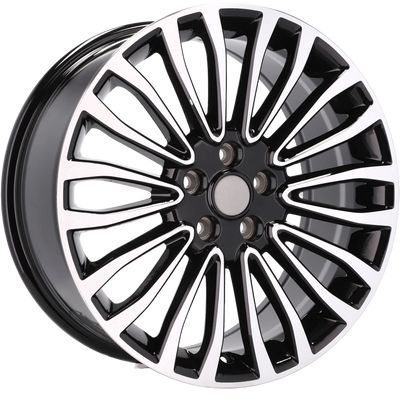 Alu kola pro Ford Y1158 7x17 5x108 ET50 63.4 Black Polished | Wheelsup.cz