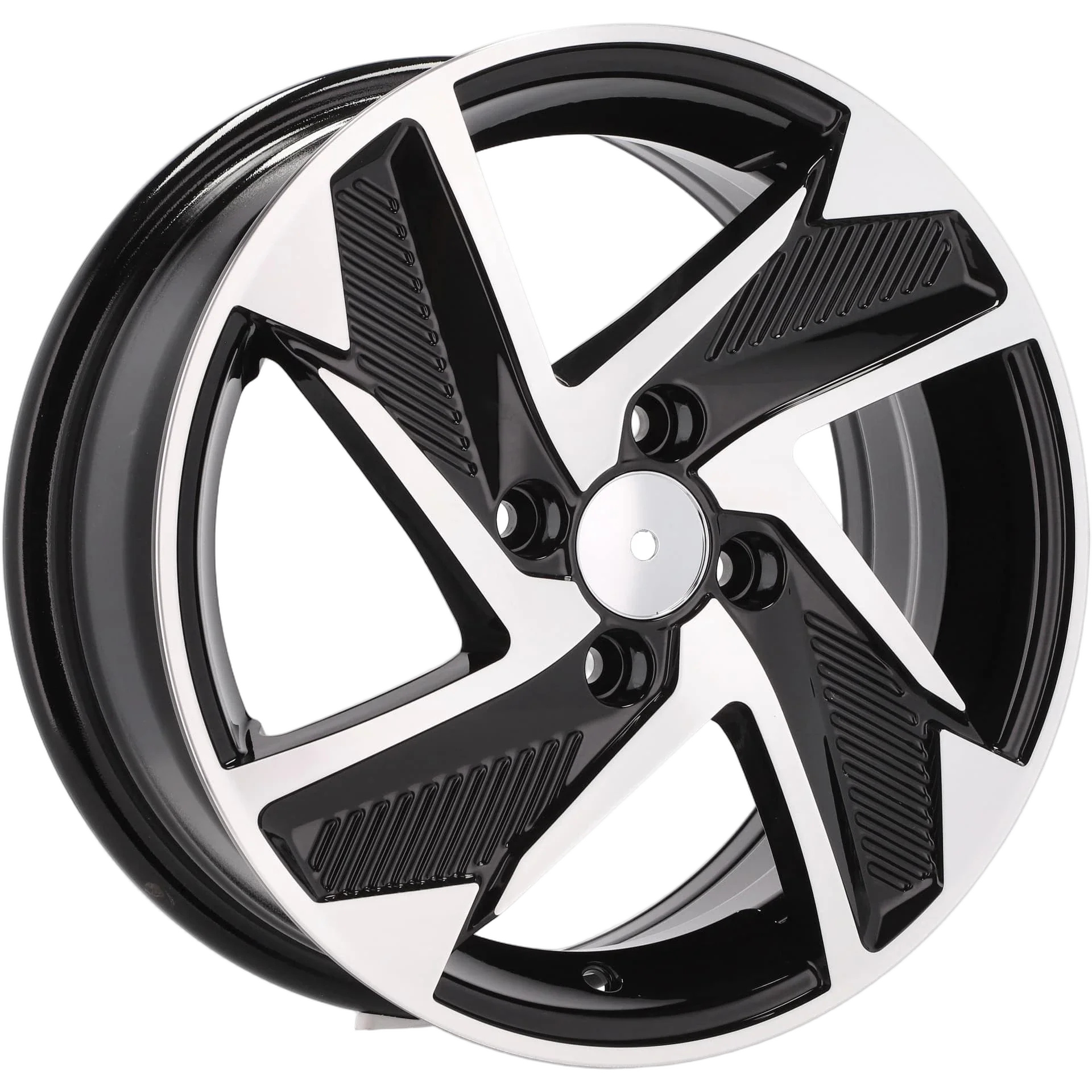 Alu kola pro Hyundai Y1169 6x15 4x100 ET48 54.1 Black Polished | Wheelsup.cz