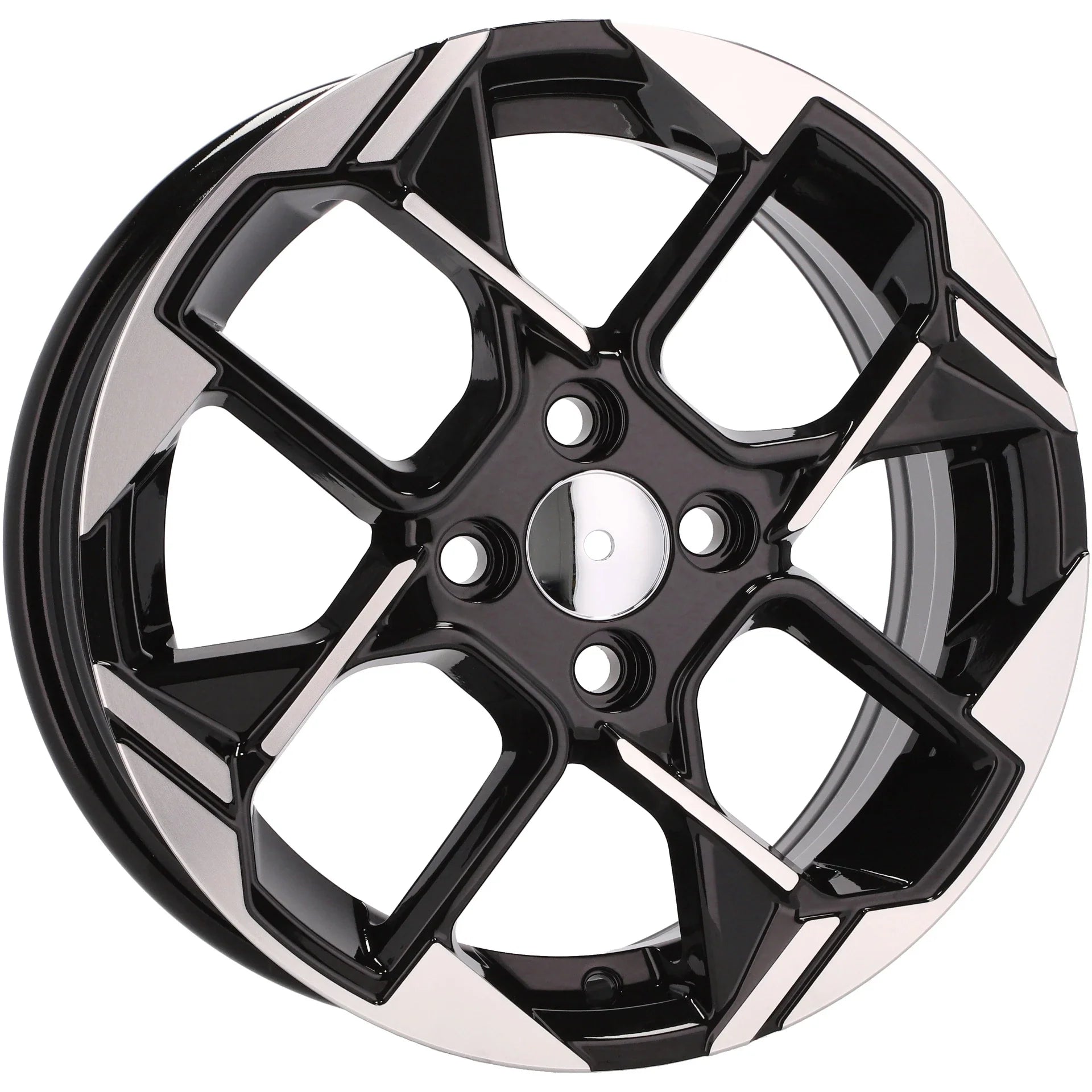 Alu kola pro Kia Y1184 6x15 4x100 ET51 54.1 Black Polished | Wheelsup.cz