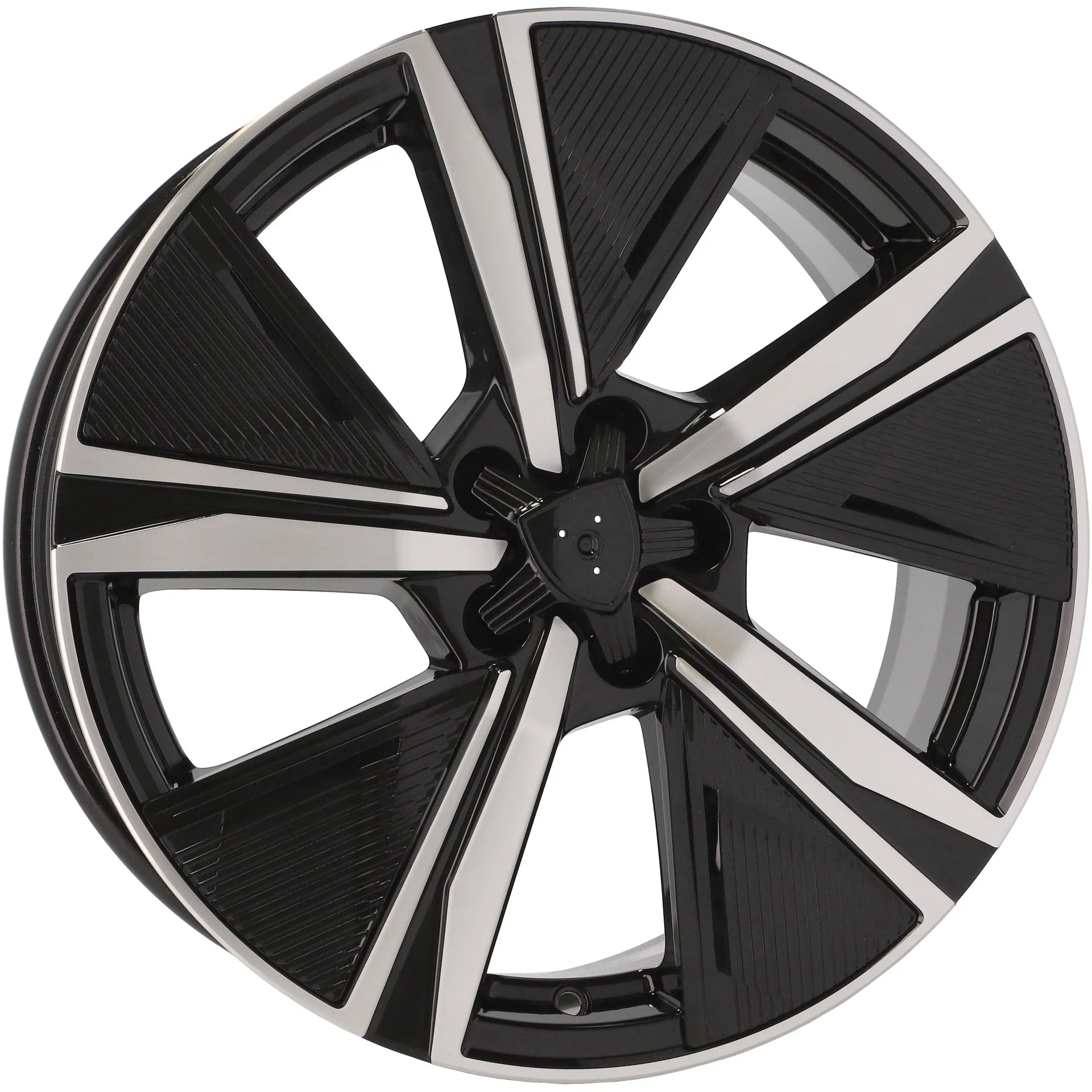 Alu kola pro Peugeot Y1187F 7.5x18 5x108 ET44 65.1 Black Polished | Wheelsup.cz