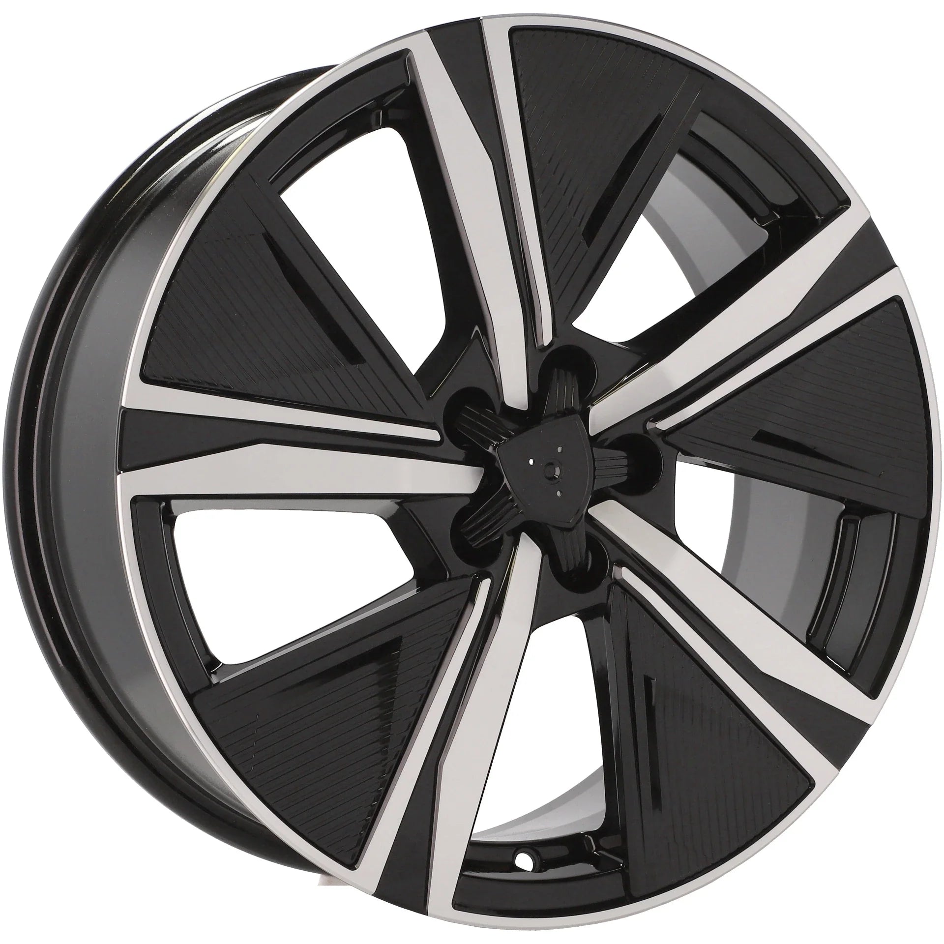 Alu kola pro Peugeot Y1187F 7.5x18 5x108 ET44 65.1 Black Polished | Wheelsup.cz