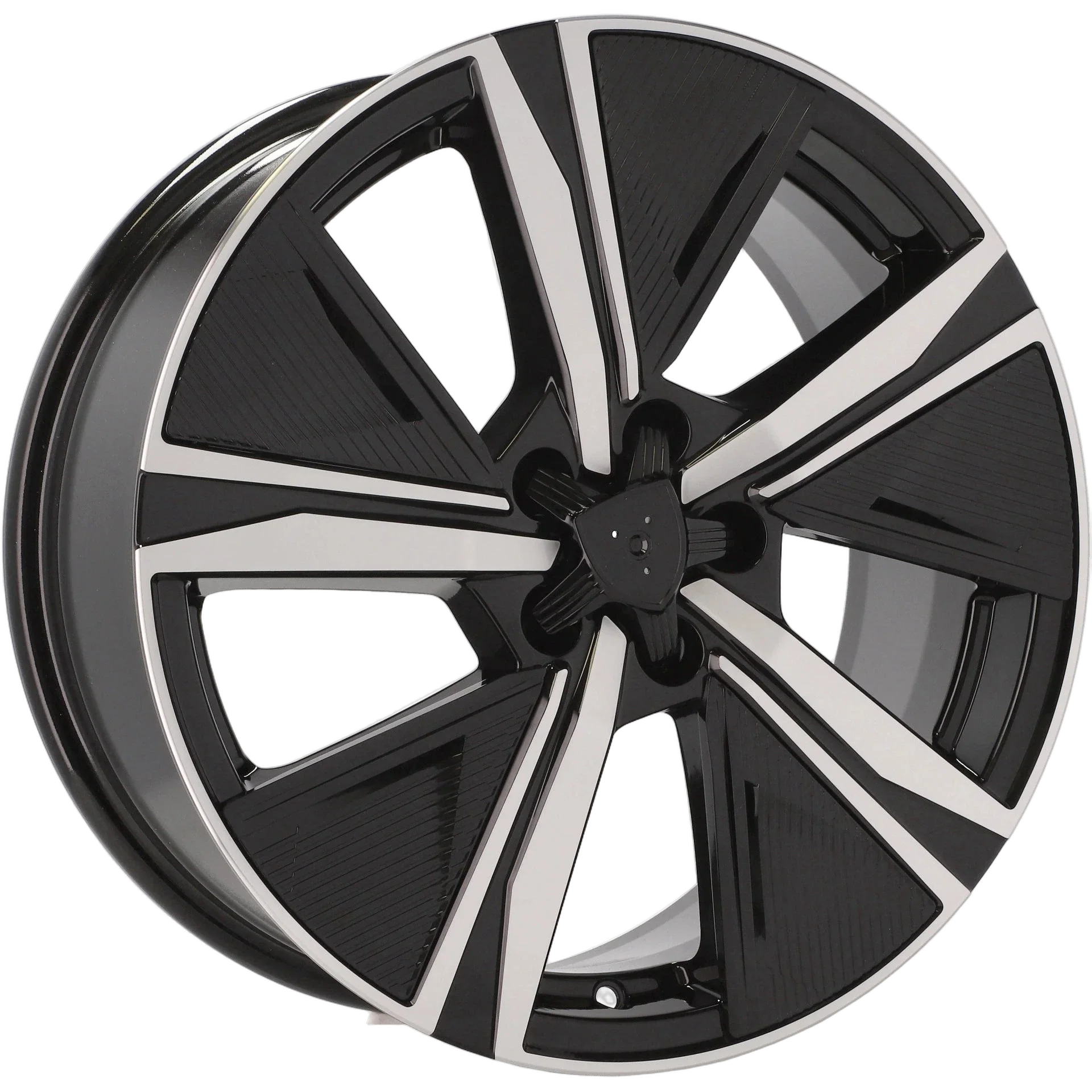 Alu kola pro Peugeot Y1187F 7.5x18 5x108 ET44 65.1 Black Polished | Wheelsup.cz