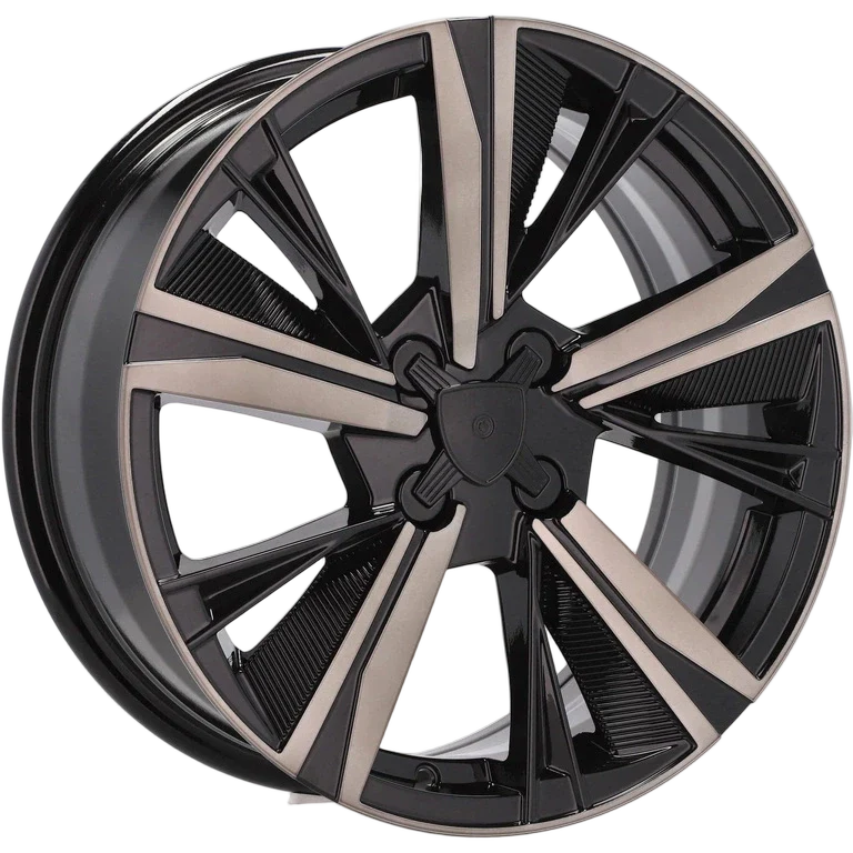 Alu kola pro Peugeot Y1187 7.5x17 5x108 ET44 65.1 Black & Tinted Face | Wheelsup.cz