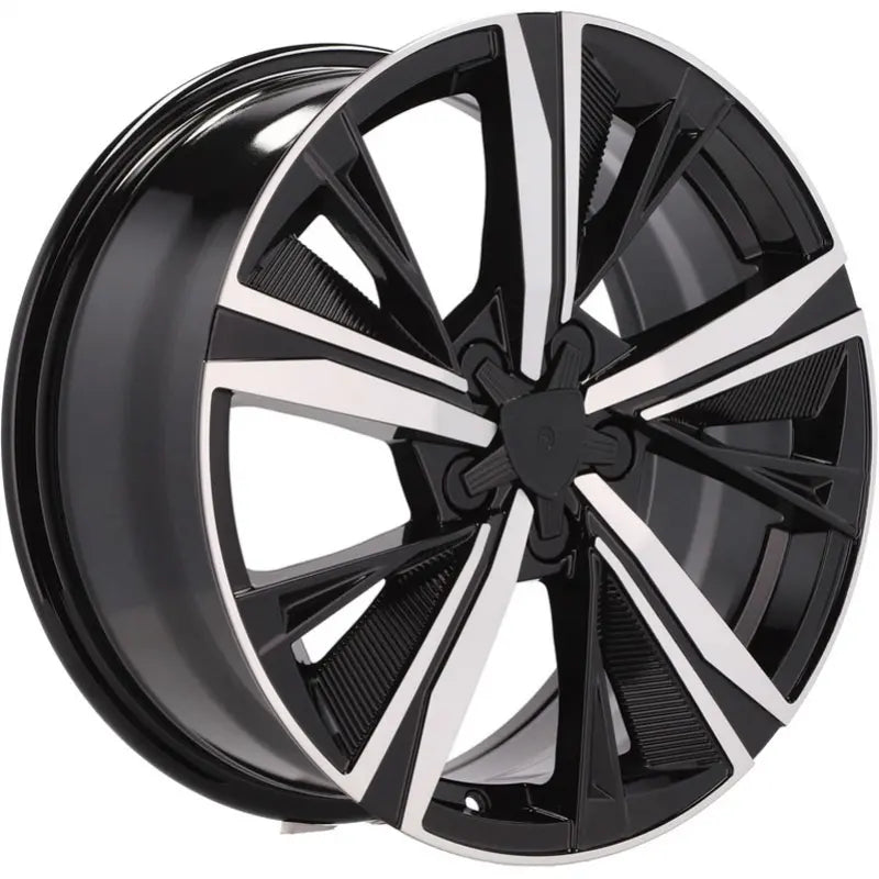 Alu kola pro Peugeot Y1187 7x17 5x108 ET44 65.1 Black Polished | Wheelsup.cz