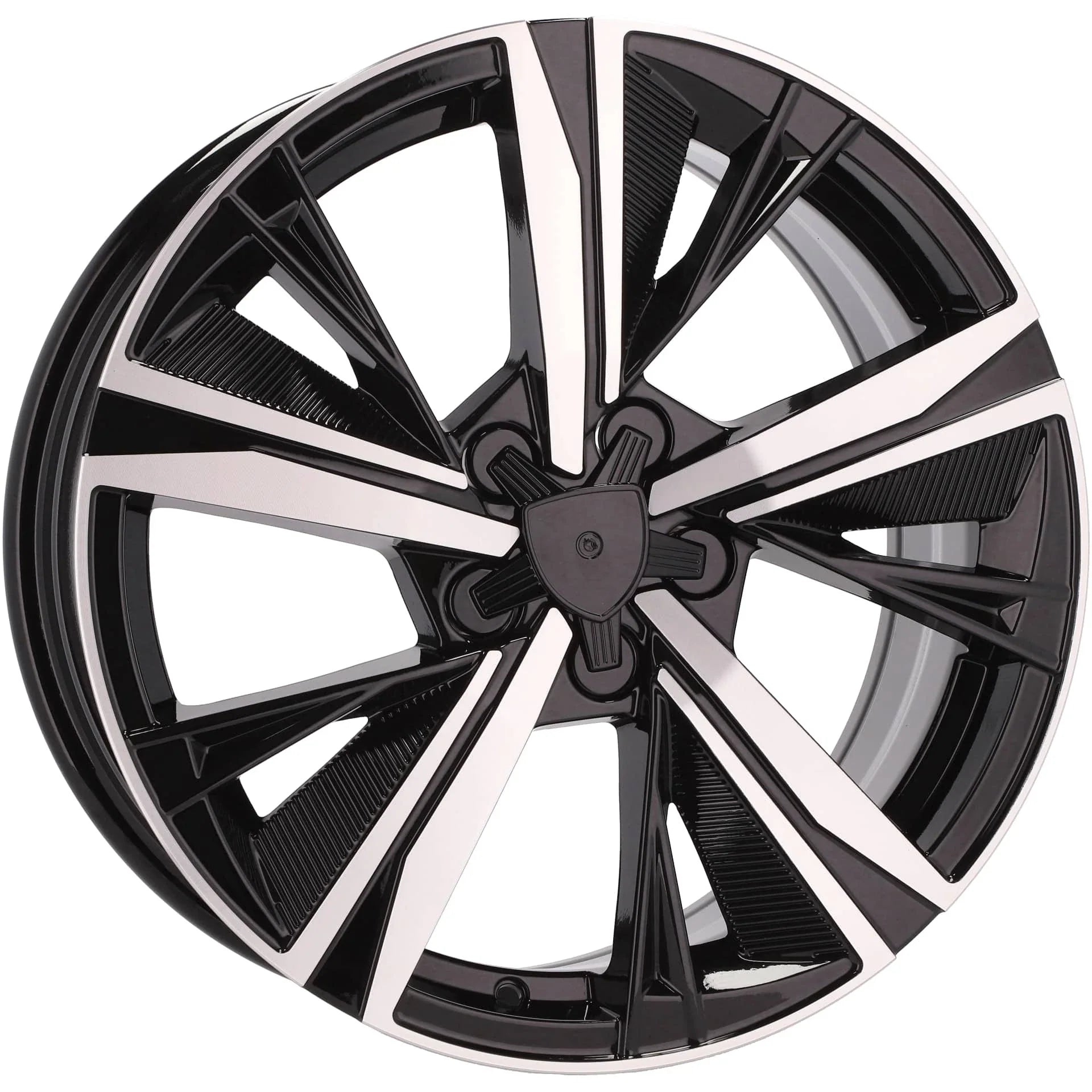 Alu kola pro Peugeot Y1187 7x17 4x108 ET25 65.1 Black Polished | Wheelsup.cz