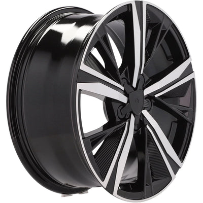 Alu kola pro Peugeot Y1187 7.5x18 4x108 ET32 65.1 Black Polished | Wheelsup.cz