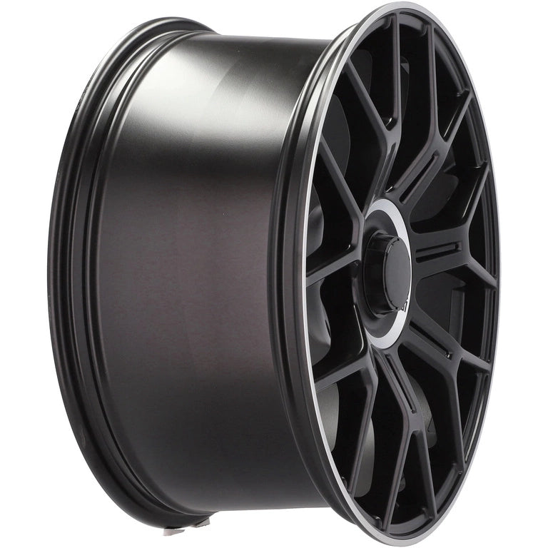 Alu kola pro Mercedes Y1188 8x18 5x112 ET32.5 66.6 Black Half Matt & Polished Lip | Wheelsup.cz
