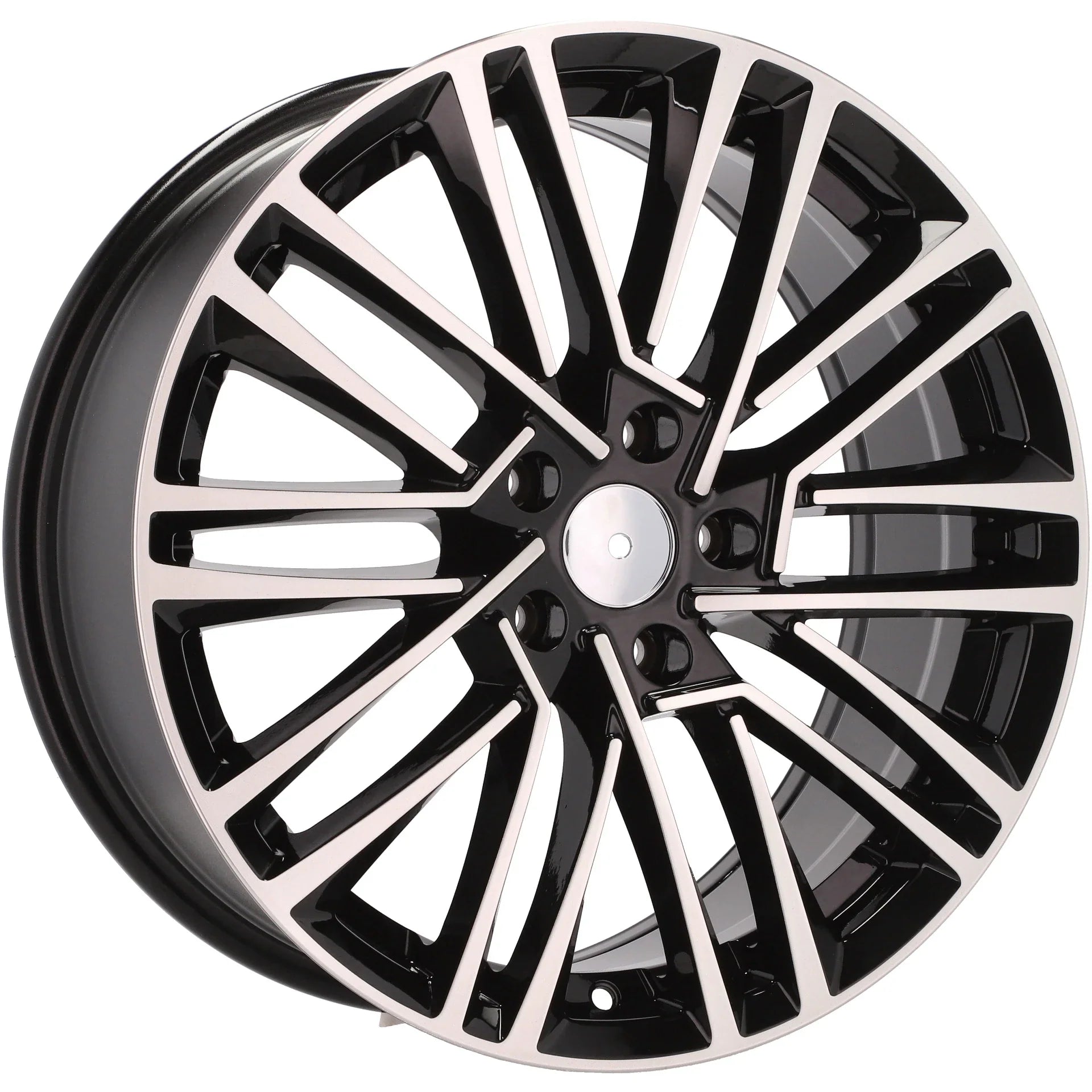 Alu kola pro Škoda Y1191 7.5x18 5x112 ET48 57.1 Black Polished | Wheelsup.cz