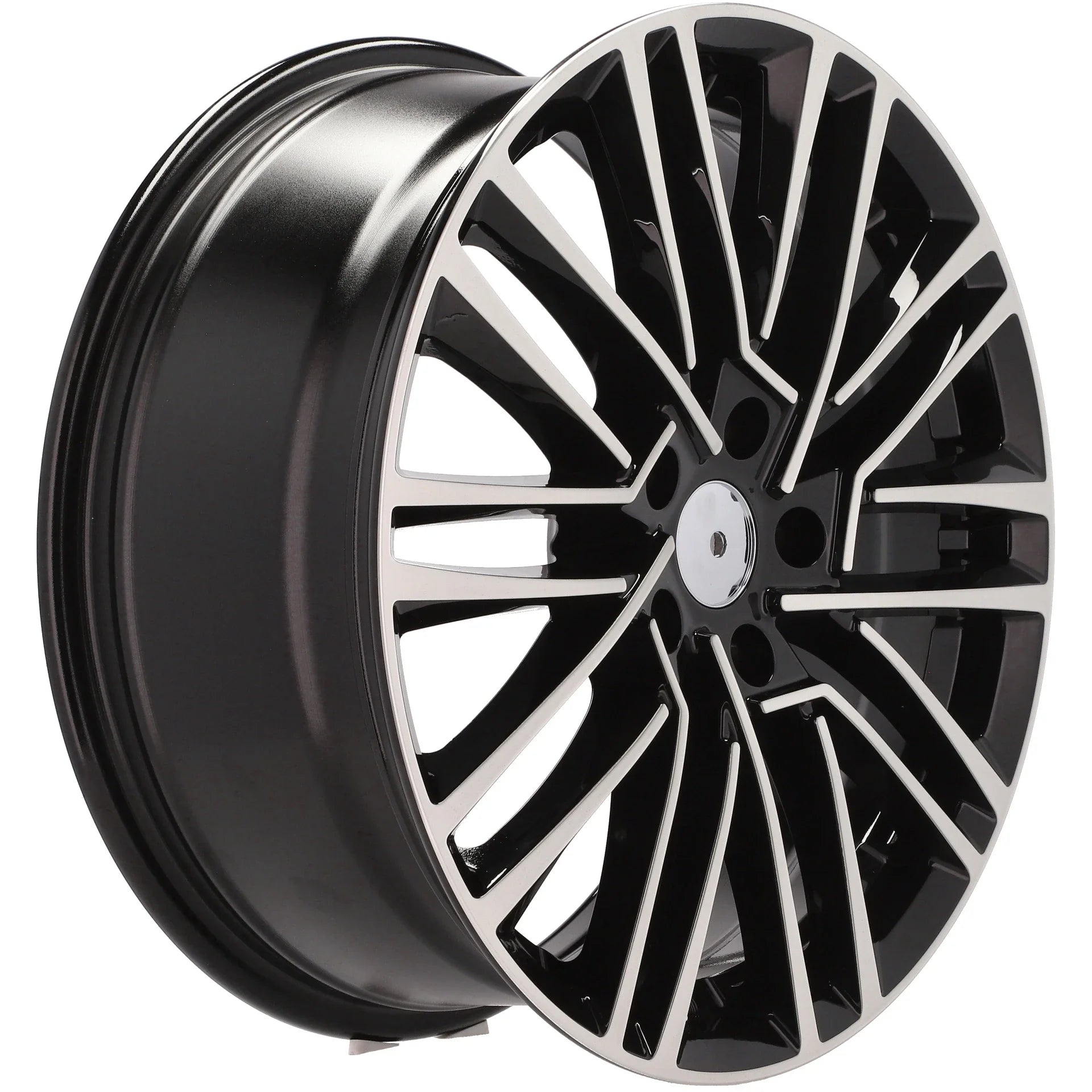 Alu kola pro Škoda Y1191 7.5x18 5x112 ET48 57.1 Black Polished | Wheelsup.cz
