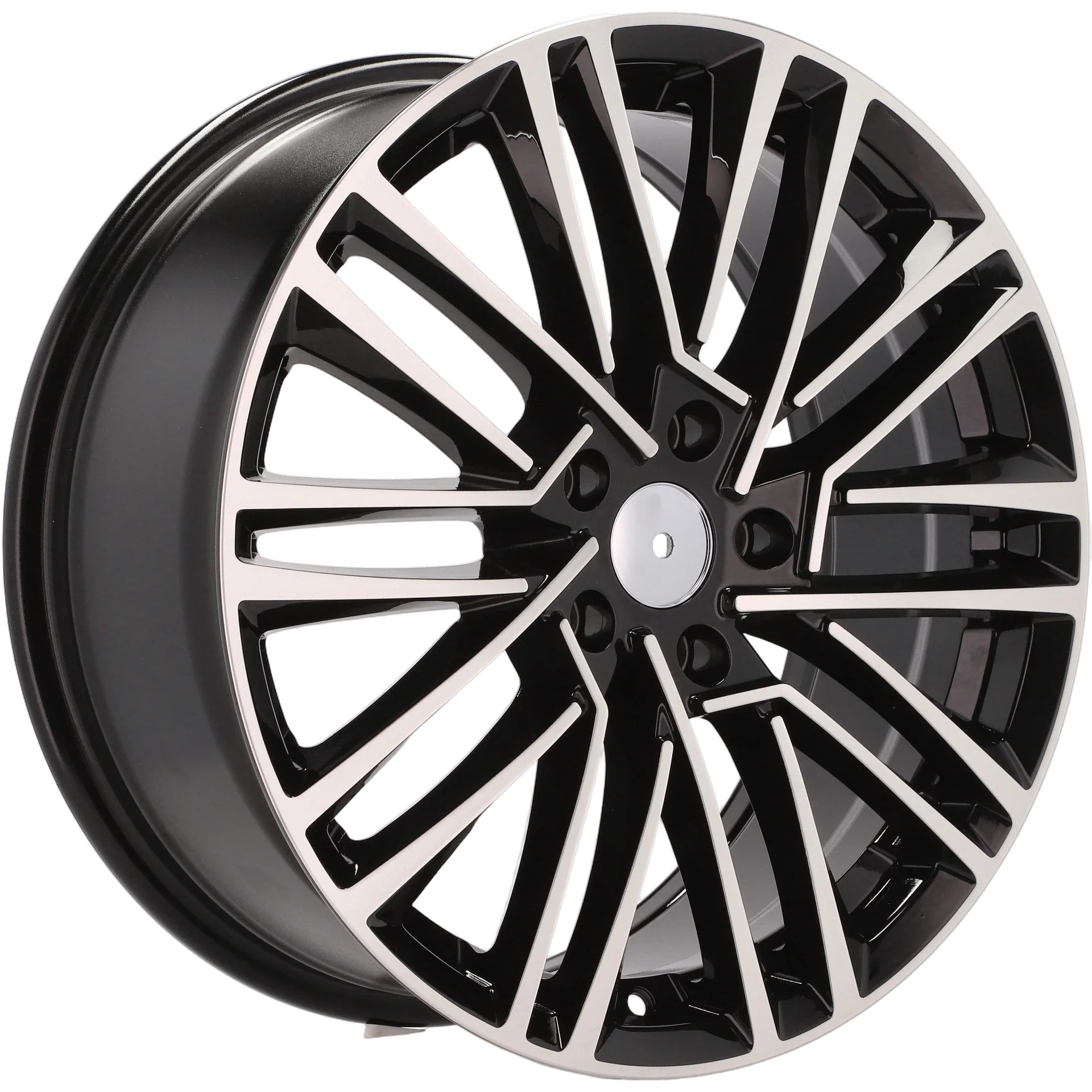 Alu kola pro Škoda Y1191 7.5x18 5x112 ET48 57.1 Black Polished | Wheelsup.cz