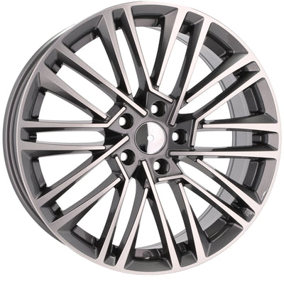 Alu kola pro Škoda Y1191 7.5x18 5x112 ET48 57.1 Grey Polished | Wheelsup.cz