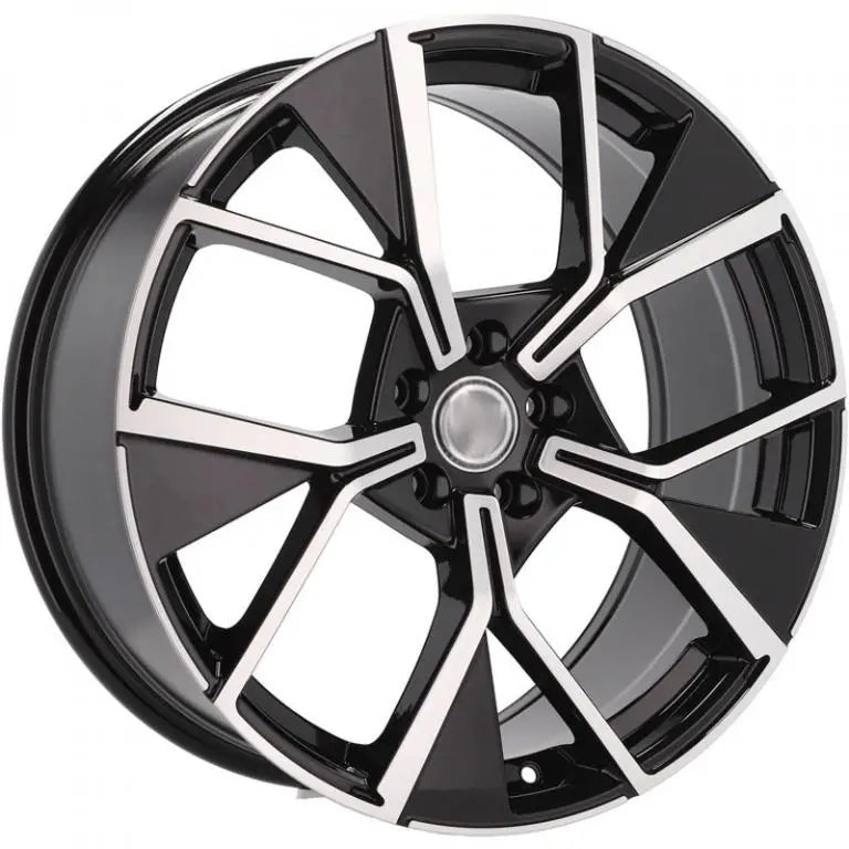Alu kola pro Volkswagen Y1196 8.5x19 5x112 ET38 57.1 Black Polished | Wheelsup.cz