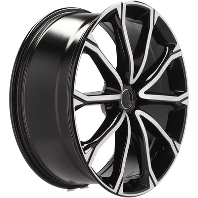 Alu kola pro Audi Y1197 8.5x21 5x112 ET38 66.6 Black Polished | Wheelsup.cz
