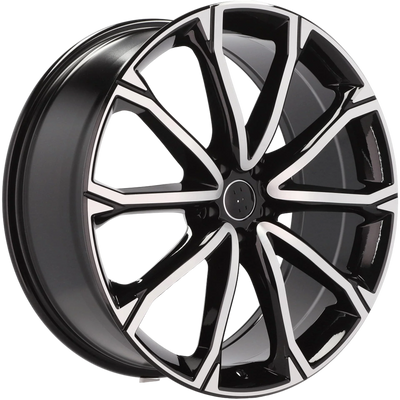 Alu kola pro Audi Y1197 8.5x21 5x112 ET38 66.6 Black Polished | Wheelsup.cz