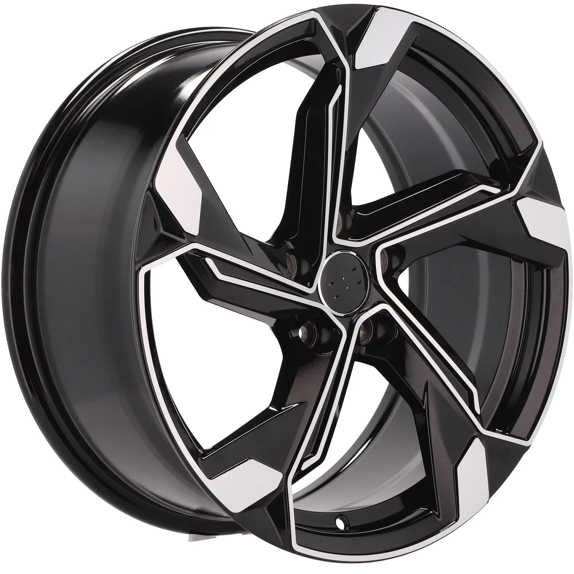 Alu kola pro Audi Y1201 8x18 5x112 ET40 66.6 Black Polished | Wheelsup.cz