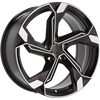 Alu kola pro Audi Y1201 9x21 5x112 ET36 66.6 Black Polished