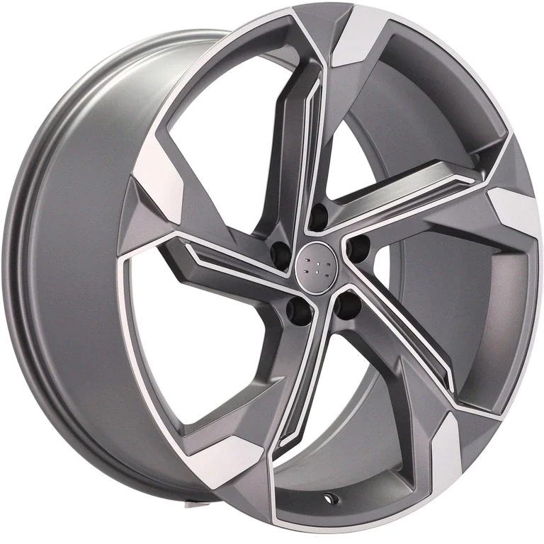Alu kola pro Audi Y1201 8.5x19 5x112 ET34 66.6 Grey Polished Half Matt | Wheelsup.cz