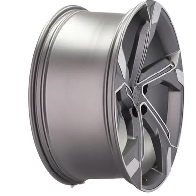 Alu kola pro Audi Y1201 9.5x22 5x112 ET36 66.6 Grey Polished | Wheelsup.cz