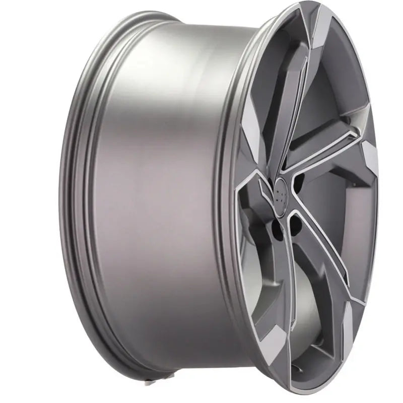 Alu kola pro Audi Y1201 9.5x22 5x112 ET36 66.6 Grey Polished | Wheelsup.cz