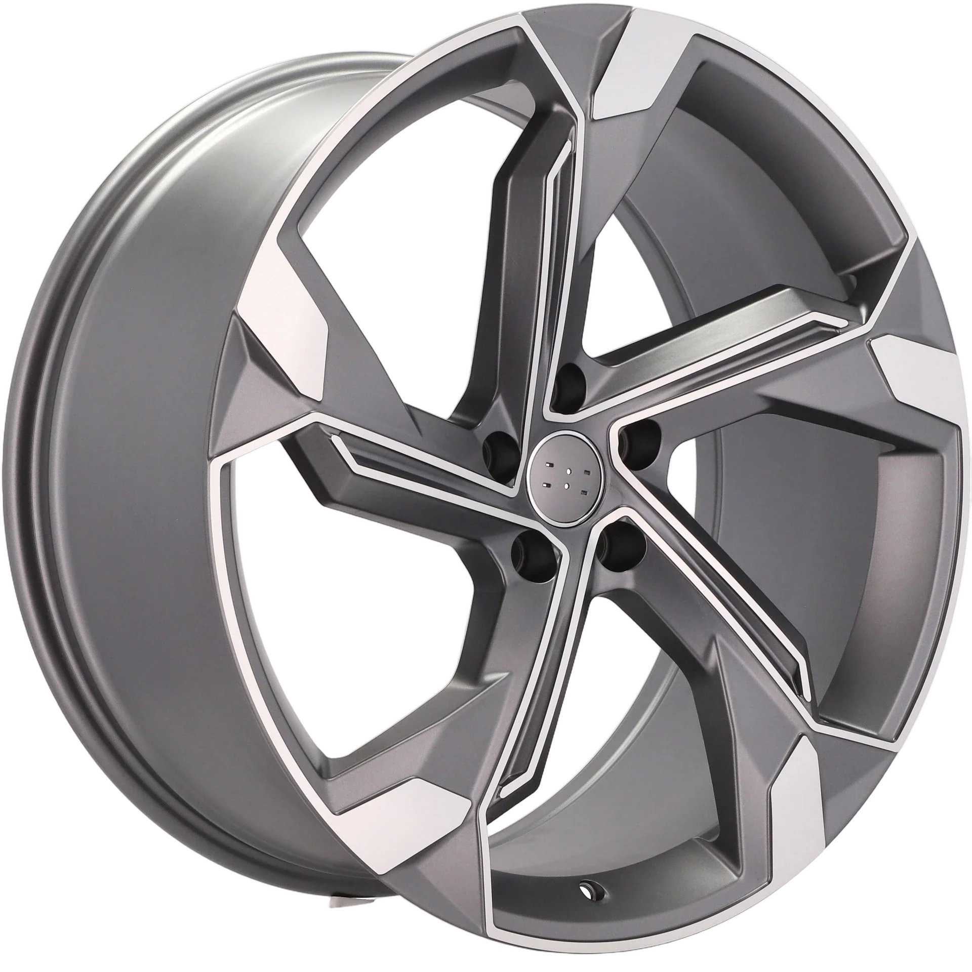 Alu kola pro Audi Y1201 8.5x19 5x112 ET34 66.6 Grey Polished | Wheelsup.cz