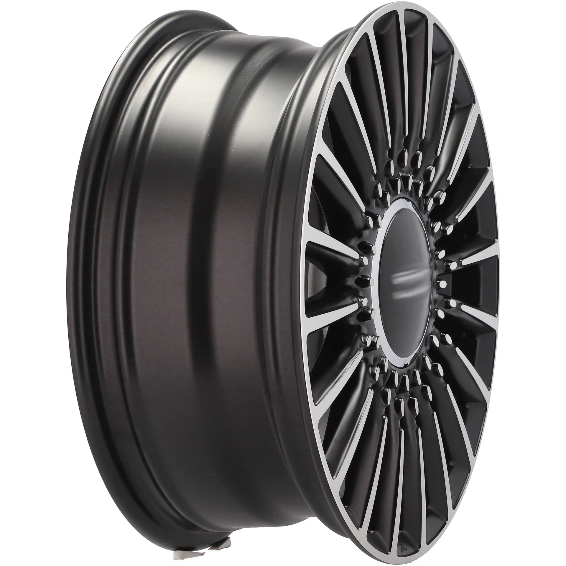 Alu kola pro Fiat Y1210 6.5x16 4x98 ET35 Black Polished Half Matt | Wheelsup.cz