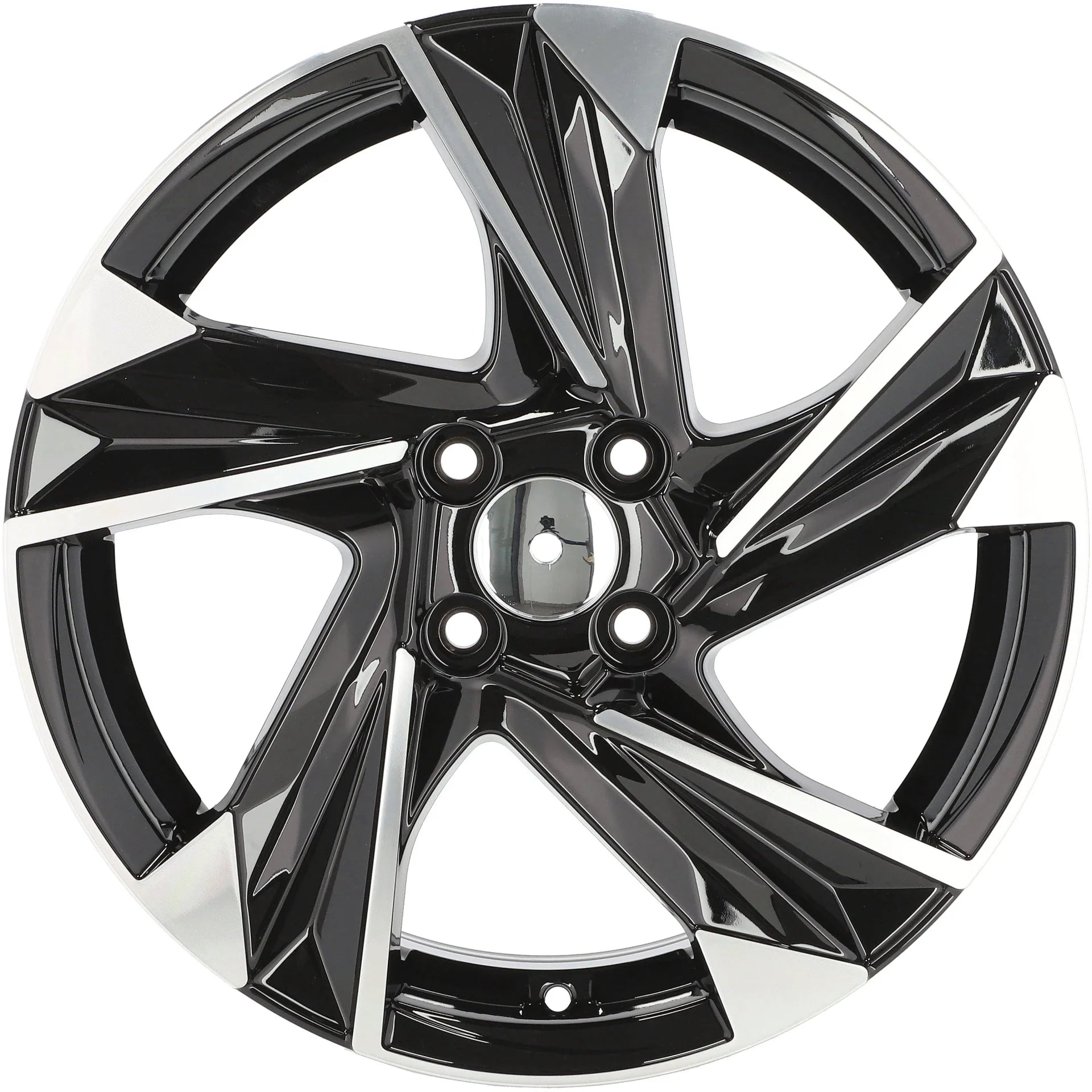 Alu kola pro Hyundai Y1220 6.5x16 4x100 ET45 54.1 Black Polished | Wheelsup.cz