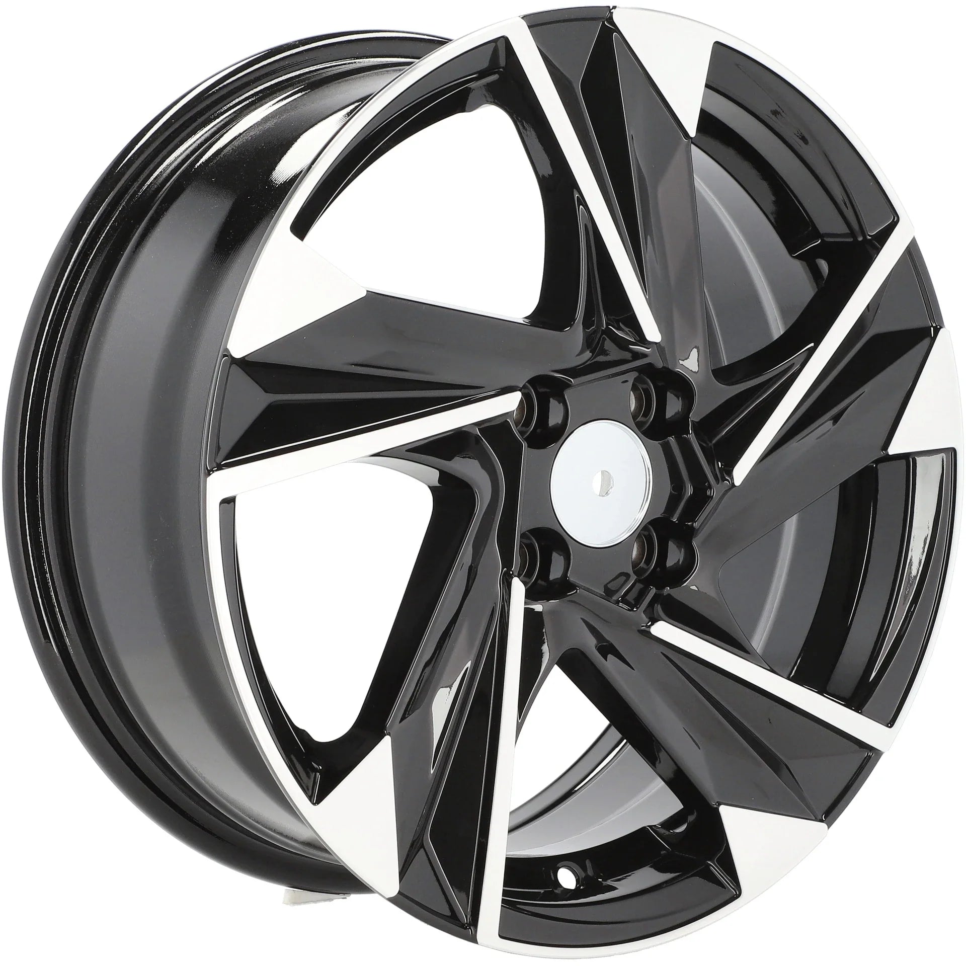Alu kola pro Hyundai Y1220 6.5x16 4x100 ET45 54.1 Black Polished | Wheelsup.cz