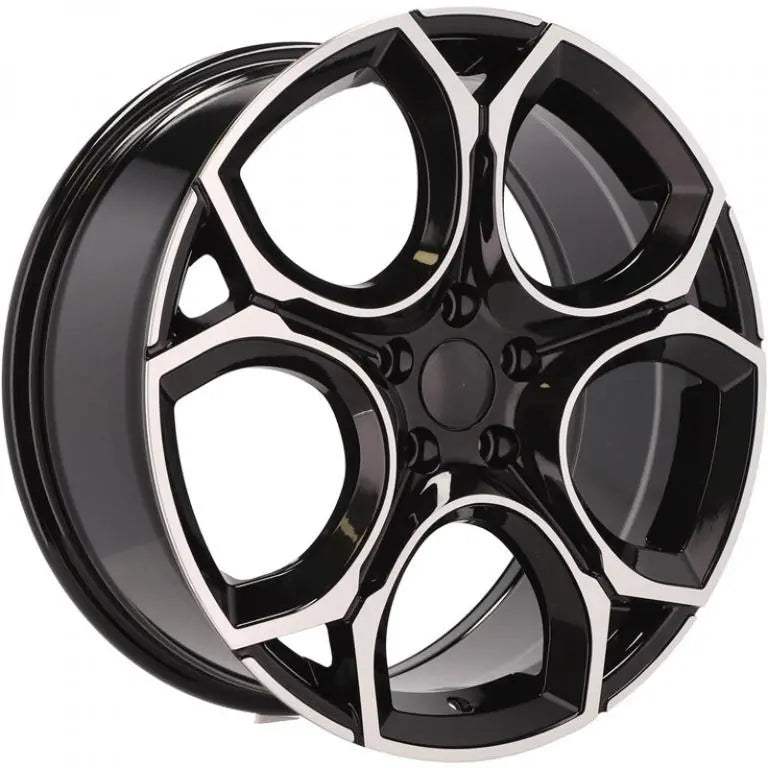 Alu kola pro Volkswagen Y1232 7.5x17 5x112 ET45 57.1 Black Polished | Wheelsup.cz