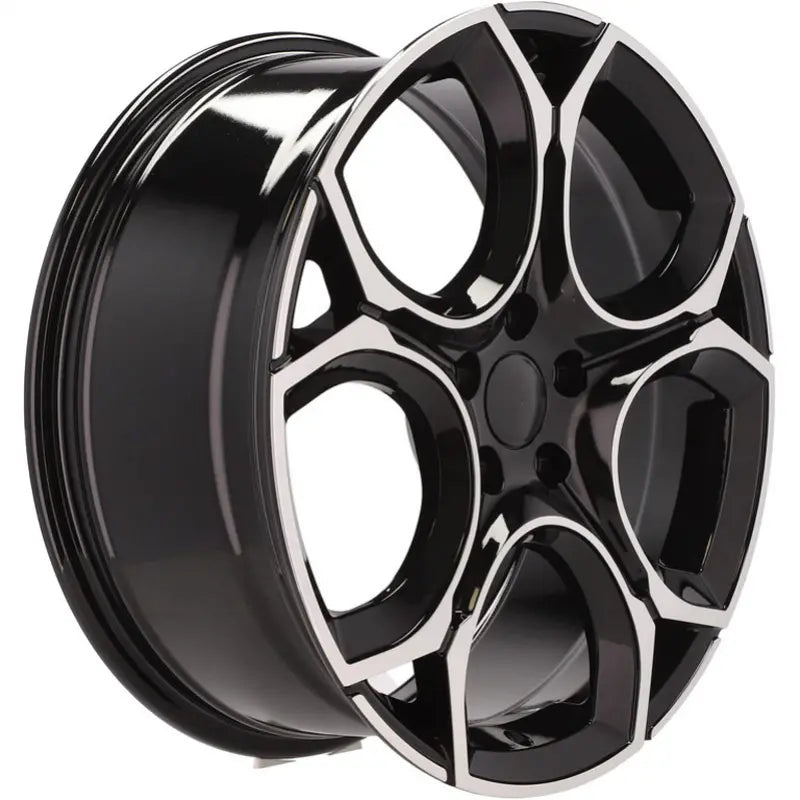 Alu kola pro Volkswagen Y1232 7.5x17 5x112 ET45 57.1 Black Polished | Wheelsup.cz