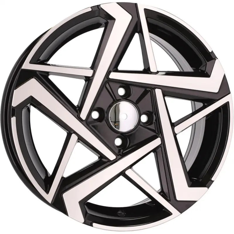 Alu kola pro Hyundai Y1237 6.5x16 4x100 ET45 54.1 Black Polished | Wheelsup.cz