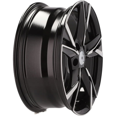 Alu kola pro Škoda Y1241 6.5x16 5x112 ET46 57.1 Black Polished | Wheelsup.cz