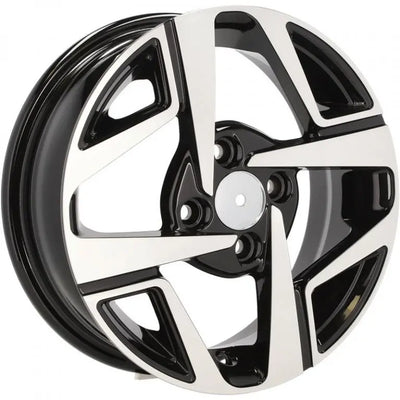 Alu kola pro Hyundai Y1245 5x14 4x100 ET41 54.1 Black Polished | Wheelsup.cz