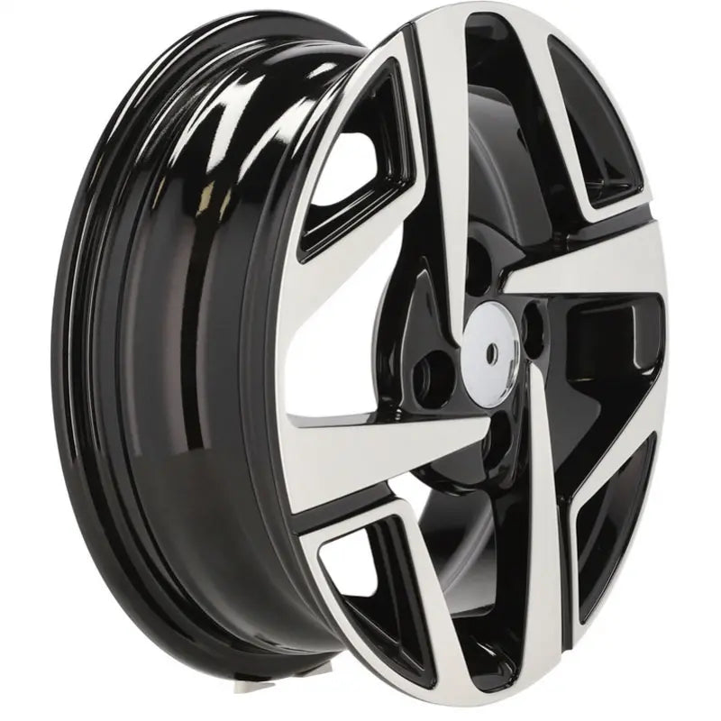Alu kola pro Hyundai Y1245 5x14 4x100 ET41 54.1 Black Polished | Wheelsup.cz