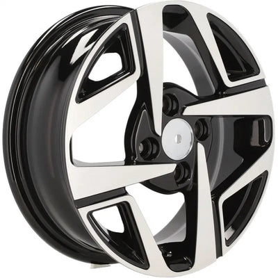 Alu kola pro Hyundai Y1245 5x14 4x100 ET41 54.1 Black Polished | Wheelsup.cz