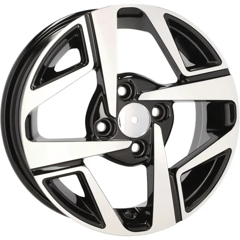 Alu kola pro Hyundai Y1245 5x14 4x100 ET41 54.1 Black Polished | Wheelsup.cz