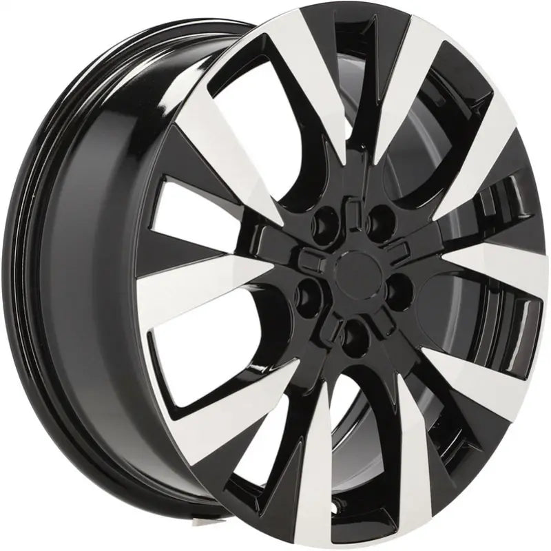 Alu kola pro Citroen Y1248 7x17 5x108 ET45 65.1 Black Polished | Wheelsup.cz