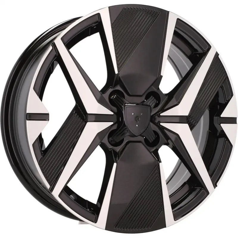 Alu kola pro Peugeot Y1256 6.5x16 4x108 ET32 65.1 Black Polished | Wheelsup.cz